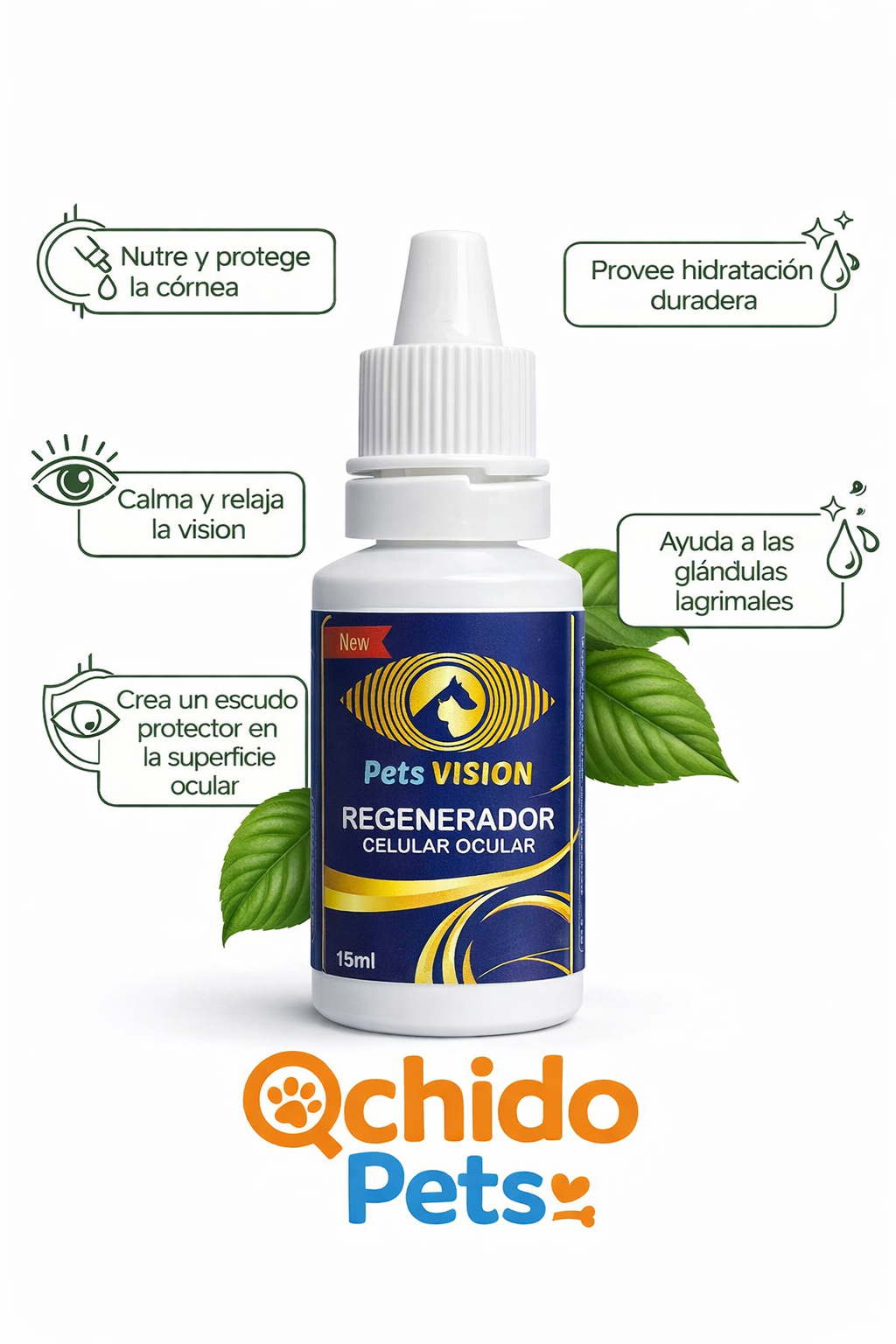 Pets Visión™ - Gotas Oculares para Mascotas x 15ml