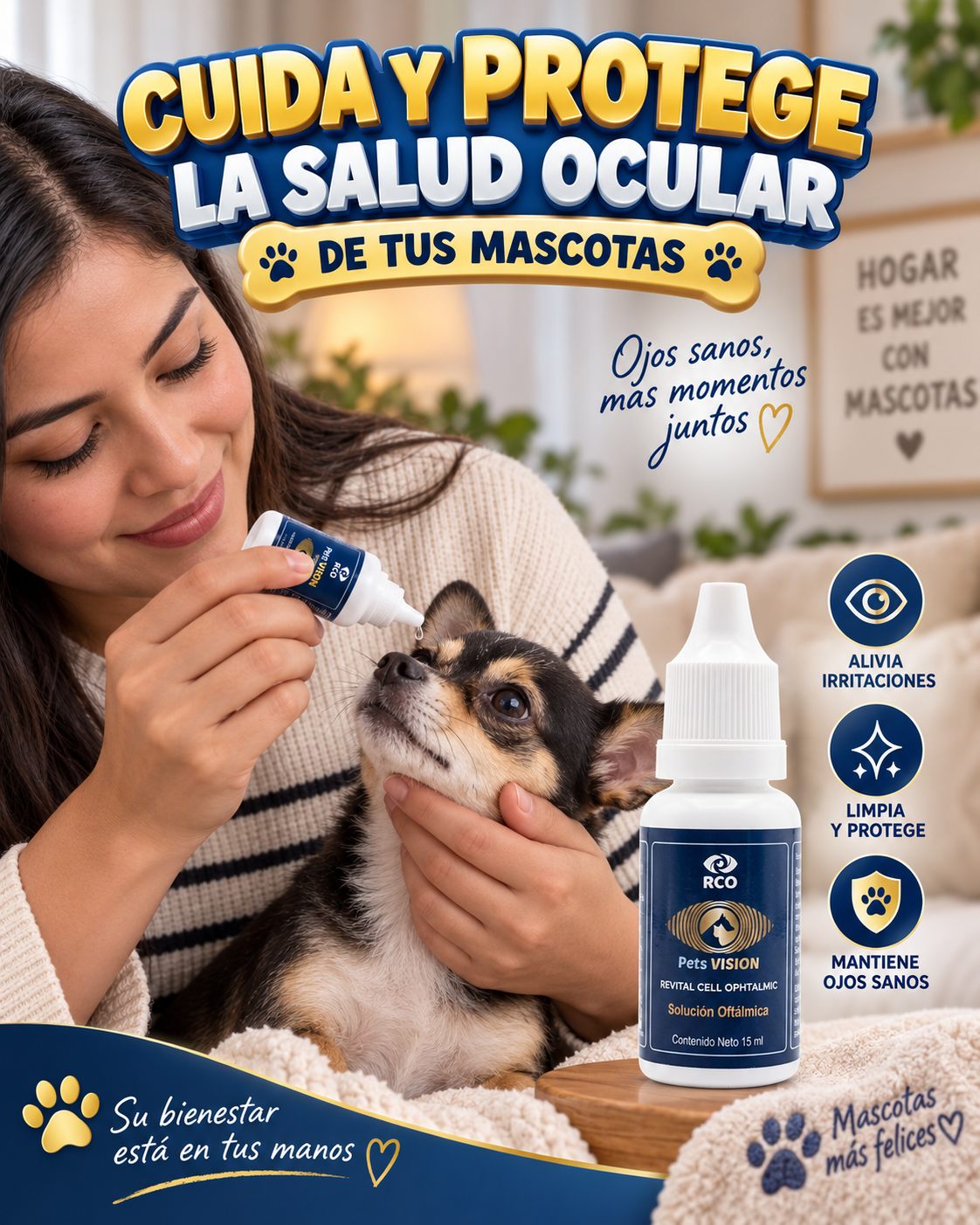 Cuida y protege la salud ocular de tus mascotas con Pets Vision